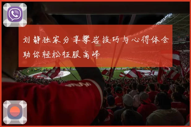 刘静独家分享攀岩技巧与心得体会助你轻松征服高峰