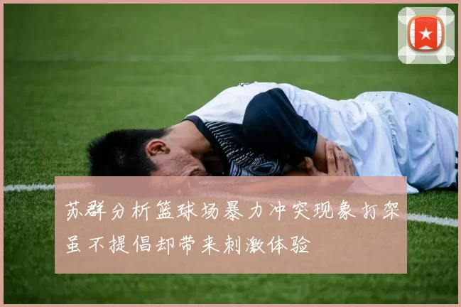 苏群分析篮球场暴力冲突现象打架虽不提倡却带来刺激体验