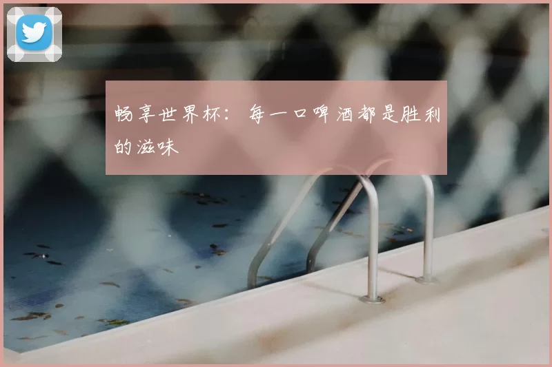 畅享世界杯：每一口啤酒都是胜利的滋味