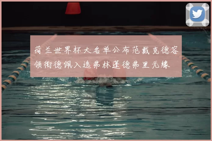 荷兰世界杯大名单公布范戴克德容领衔德佩入选弗林蓬德弗里无缘